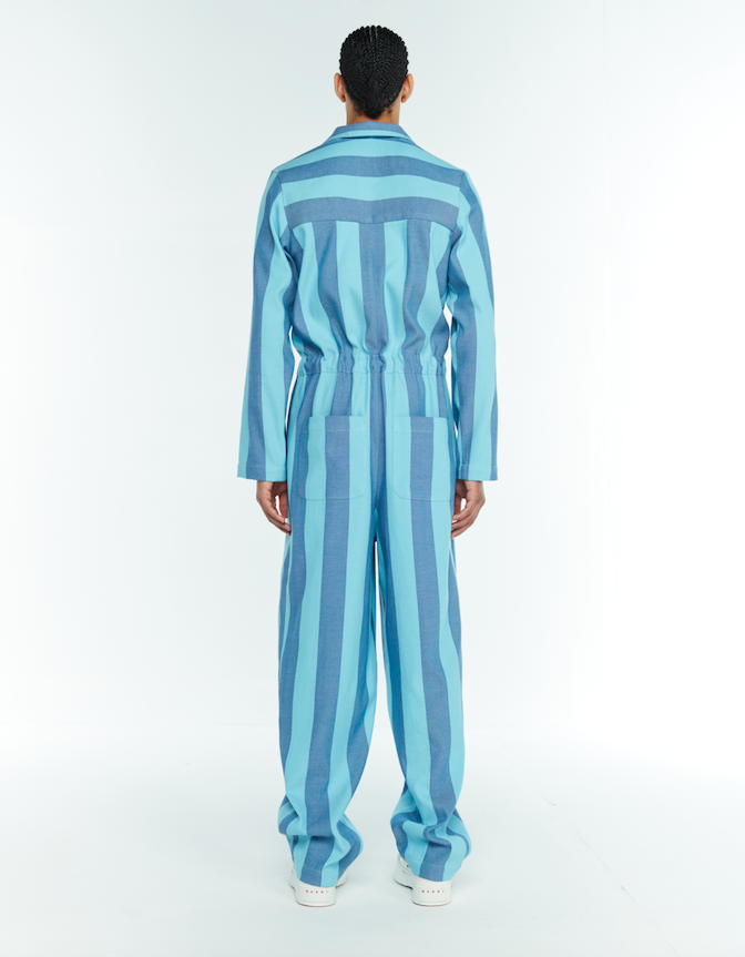 STRIPED JUMPSUIT