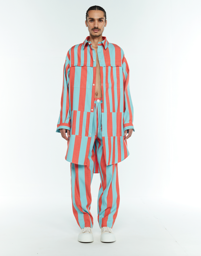 PANELED SHIRT