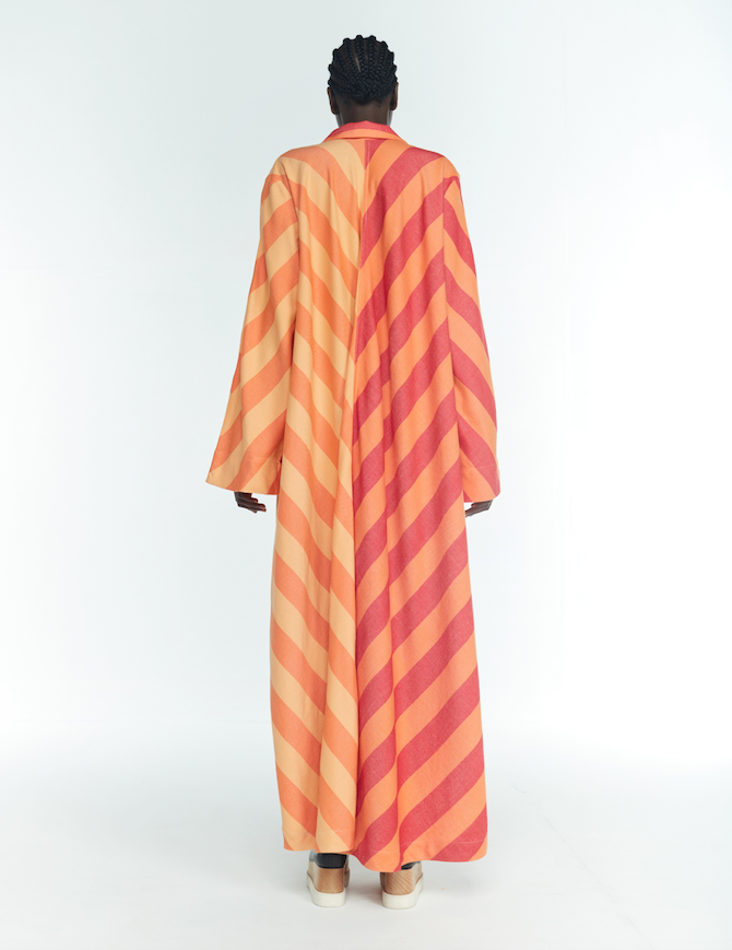 STRIPES V-NECK CAFTAN