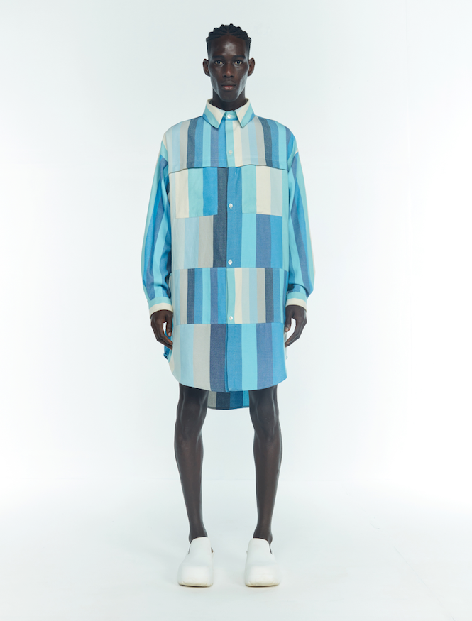 PANELED SHIRT